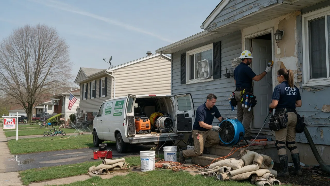 Flood Cleanup in Crucible, PA near me